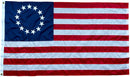 Betsy Ross 5'x8' Embroidered Flag ROUGH TEX® Cotton