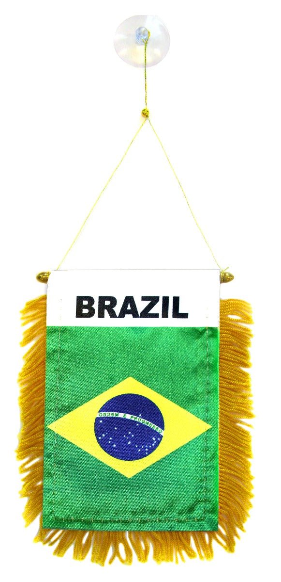 Brazil Flag Mini Banner