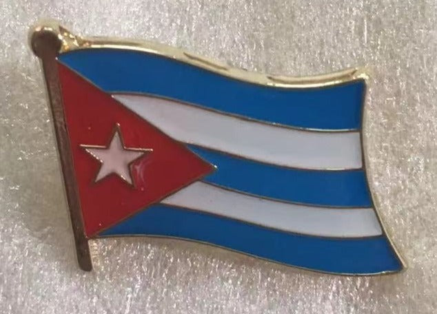 Cuba Wavy Lapel Pin