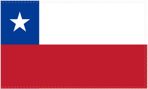 Chile 3'X5' Flag ROUGH TEX® 100D
