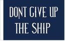 Commodore Perry Don't Give Up The Ship 12"x18" Car Flag ROUGH TEX® Knit Double Sided
