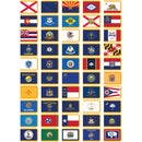 US Service Military Flags Gold Fringe Sleeve & POW MIA, USA American 3x5 Feet Indoor