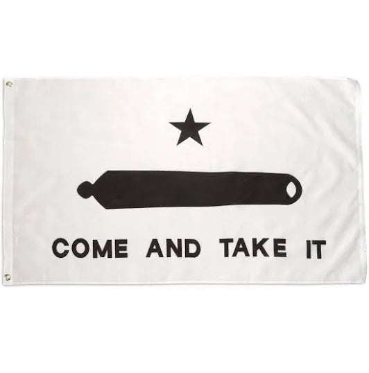 Texas National Guard 3x5 Feet Come And Take It Gonzales 100D Rough Tex Flag