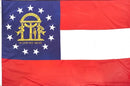 Georgia Official State Flag 3x5 210D Nylon USA GA American Government Specifications