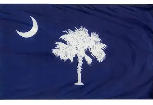 South Carolina Official State Flag 3x5 210D Nylon USA SC American Government Specifications