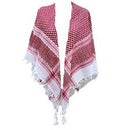 Kufiyyeh bundle of 12 scarfs Kafiya Palestine Traditional Cotton 55"x55" Inches Kufiya Made to Order Red