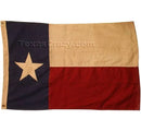 Texas Flags 3x5 Feet Cotton Light Premium Tea Stained Vintage Suitable For Flying & Framing