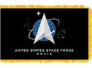 US Service Military Flags Gold Fringe Sleeve & POW MIA, USA American 3x5 Feet Indoor