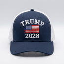 Premium Trump 2028 Trucker Embroidered Hat | Two-Tone