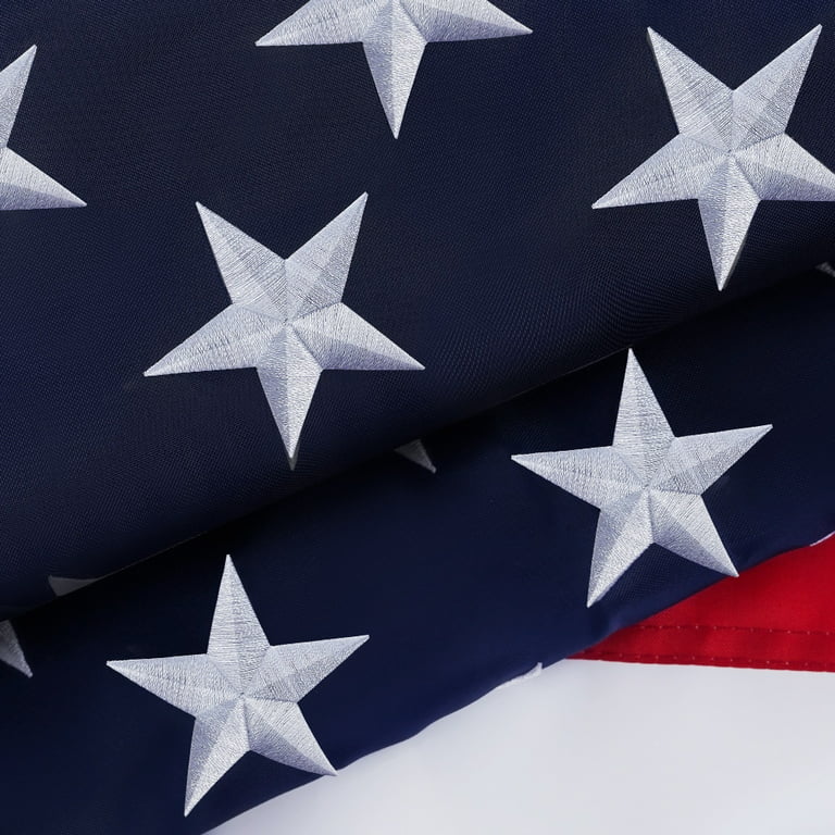 USA Flags All American 100% Nylon 3x5 Feet Brass Grommets Embroidery