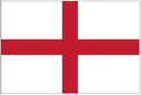 England 12"x18" Flag ROUGH TEX® 100D With Grommets