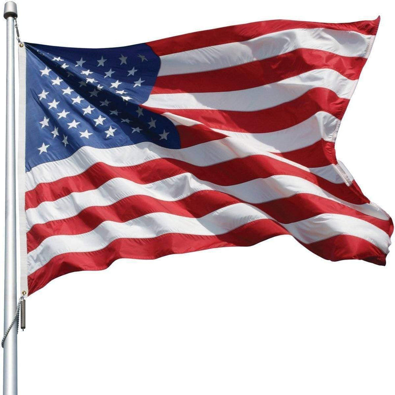 American Flag Nylon Embroidered USA All Sewn Stripes 10'x15' Feet Brass Grommets Sale