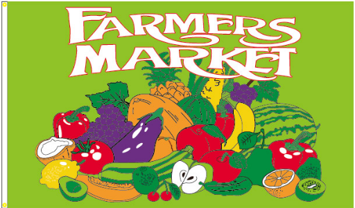 Farmers Market 3'X5' Flag ROUGH TEX® 100D