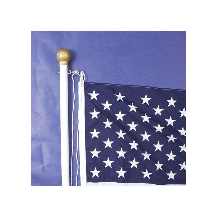 Flagpoles USA 3x5 Flag Heavy Duty American Steel Sectional 12 18 22 feet options Wholesale Direct