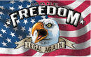 Make Freedom Legal Again USA Eagle 3'X5' Flag ROUGH TEX® 100D American