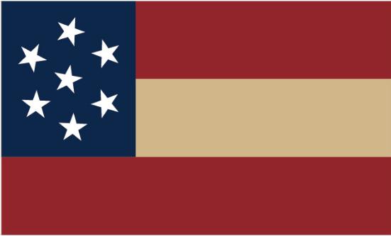 Galveston Garrison 3'X5' Flag ROUGH TEX® 100D