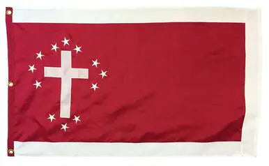 General Dabney Maury 3'x5' Embroidered Flag ROUGH TEX® Cotton Sewn Reproduction of an original Flag
