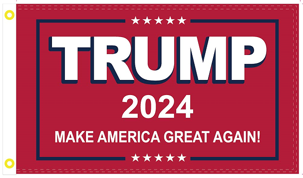 Trump 2024 Make America Great Again 6'x10' Flags ROUGH TEX® 100D Ships After 8/1/2024 USA Campaign MAGA Nation