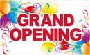 Grand Opening Balloons 3'X5' Flag ROUGH TEX® 100D