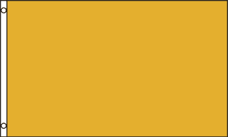 Gold Solid 3'X5' Flag ROUGH TEX® 100D