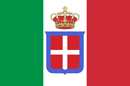 Italy Royal 3'x5' Flag Hemp Embroidered