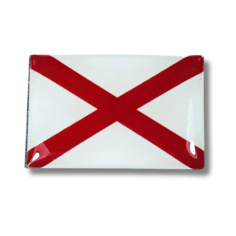 Alabama Rectangle Flag Lapel Pin