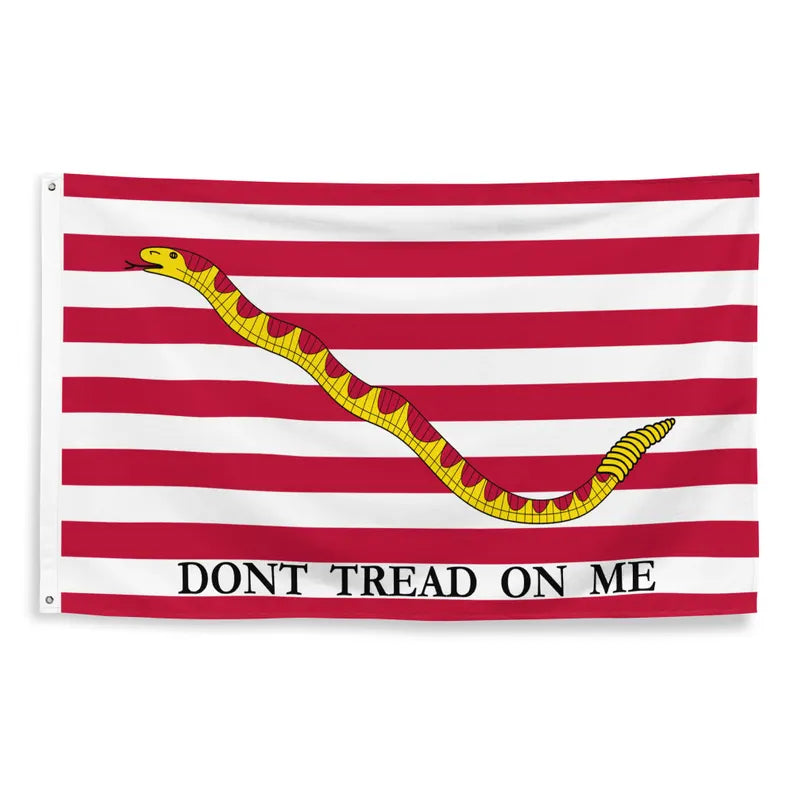 1st Navy Jack 4'x6' Embroidered Flag ROUGH TEX® 600D