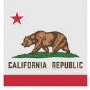 California 3x5 & 4x6 Feet Sleeved Flag Embroidered