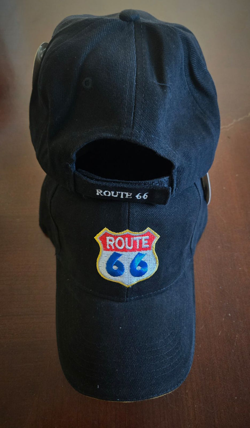 Route 66 Americas Mother Road Cap US Route 12 Pack Black Hats