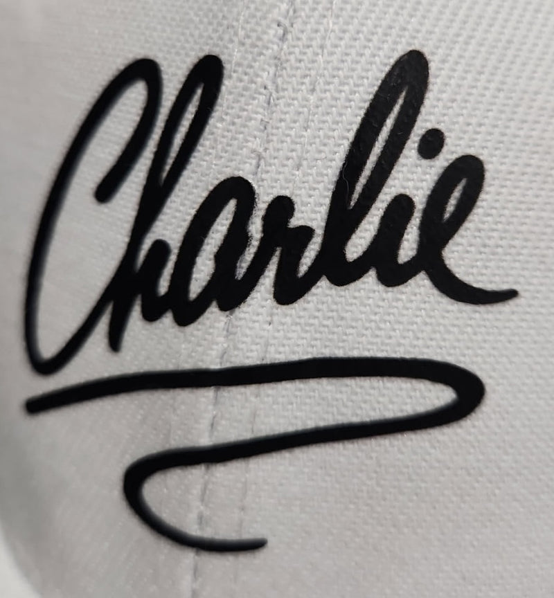 Charlie Signature Series White Cap Pre Order for Nov. 7 Shipping
