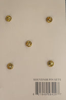 The Ultimate American Colonial Flags Pin Collection | 5 Cloisonne Pins on Constitutional Paper | America 250th Limited Edition
