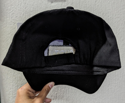 Security Patch Black Cap