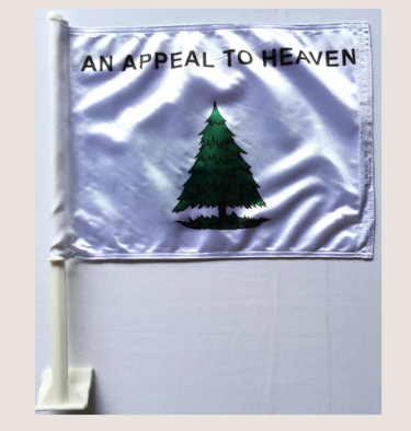 An Appeal To Heaven 12"x18" Car Flag ROUGH TEX® Knit Double Sided