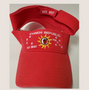 Conch Republic Key West Red Embroidered Visor