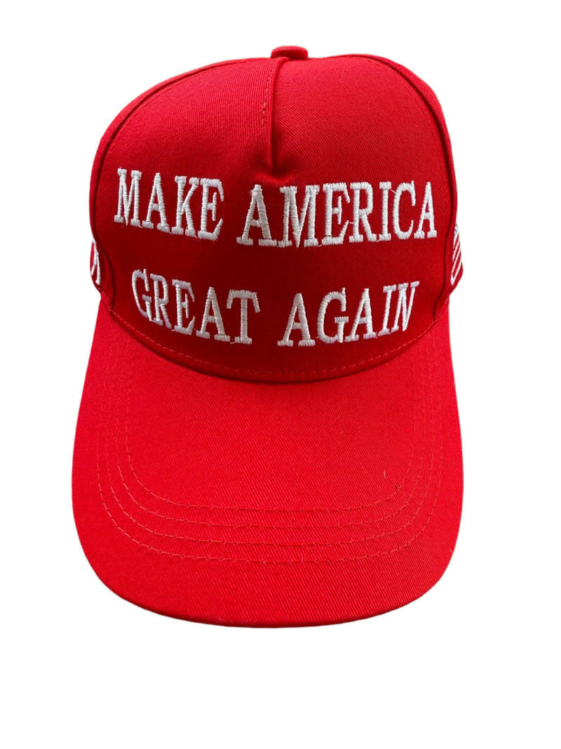 Make America Great Again Trump Red USA Flag 45 47 Embroidered Caps MAGA Nation Hats