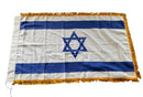 Israel Light Blue 3'X5' Embroidered Flag ROUGH TEX® 600D with Sleeve & Fringe