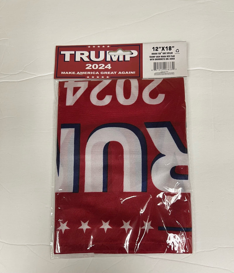 Double Sided Political Car Flag Trump 2024 KAF! Double Sided Car Flag - 12x18 Inches, Blue Rough Tex Knit National Flags - Foto 1