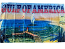Gulf of America Limited Edition American Beach Flags 3x5 Feet 100D Rough Tex