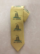 Set of 3 Gadsden Large Logo Ties Don't Tread on Me American 1776 Men's Ties