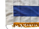Israel Light Blue 3'X5' Embroidered Flag ROUGH TEX® 600D with Sleeve & Fringe