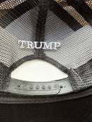 Make America Great Again Trump Black & White American Flag USA 45 47 Embroidered Caps Mesh Back
