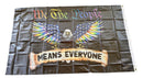We The People Means Everyone American Rainbow Eagle 3'X5' Flag ROUGH TEX® 68D NO HEADER CARD