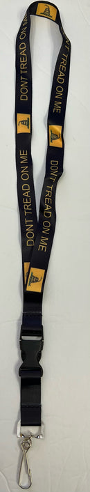 Gadsden Don't Tread On Me Black Lanyard