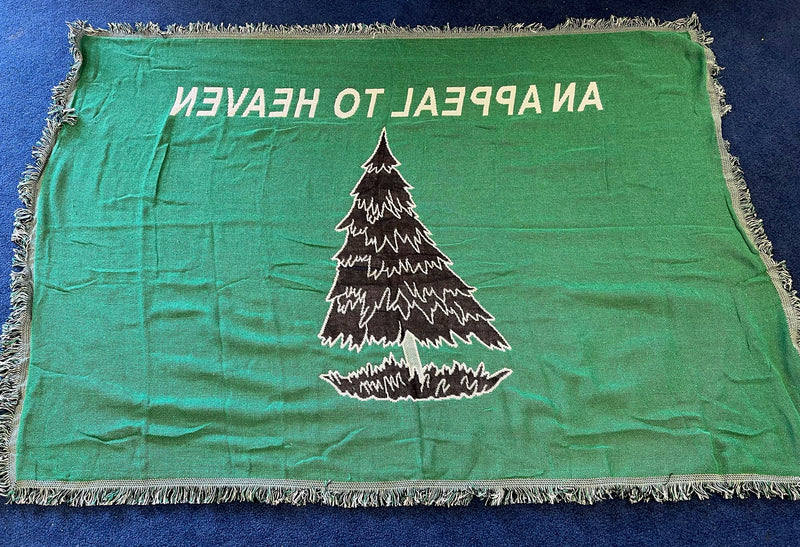 An Appeal To Heaven Americana Jacquard Loom Woven Cotton Afghan Blankets