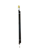 6' Foot Black Spinning Pole With Gold Ball