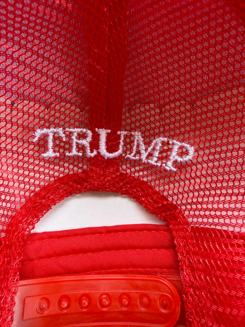 Make America Great Again Trump Red American Flag USA 45 47 Embroidered Caps Mesh Back Trucker MAGA Style Hot Sales