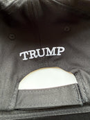 Make America Great Again Trump BLACK & WHITE American Flag USA 45 47 Embroidered Caps