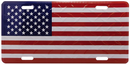 USA American Aluminum Diamond Embossed License Plate 100% Auto Tag