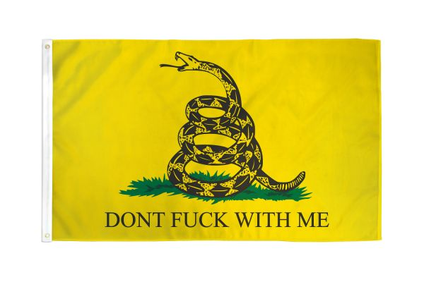 Gadsden Don't Fuck With Me 3'X5' Flag ROUGH TEX® 100D