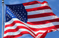 U.S.A. 3x5 Made in USA American flag boxed nylon embroidered